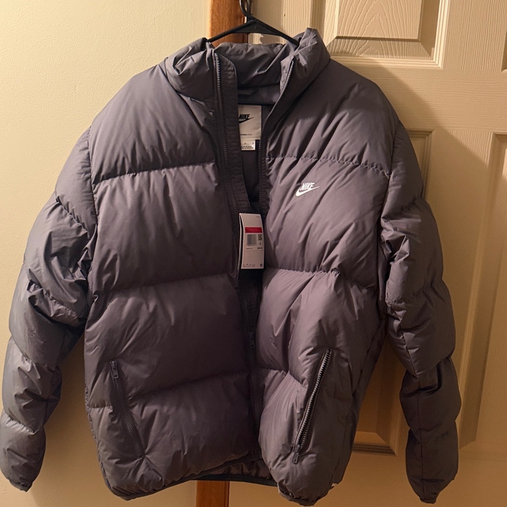 Nike Charcoal Puffer Jacket